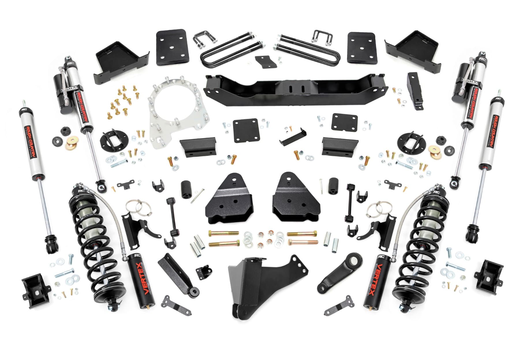 6-Inch Lift Kit with Vertex Coilovers for Ford Super Duty 4WD — Part 50357