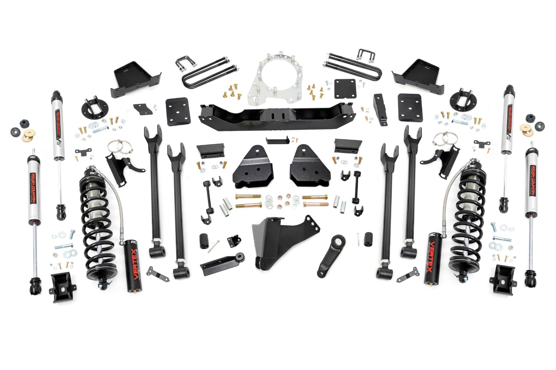 6-Inch Vertex Coilover Lift Kit for Ford Super Duty 4WD (2017–2022) with Control Arms
