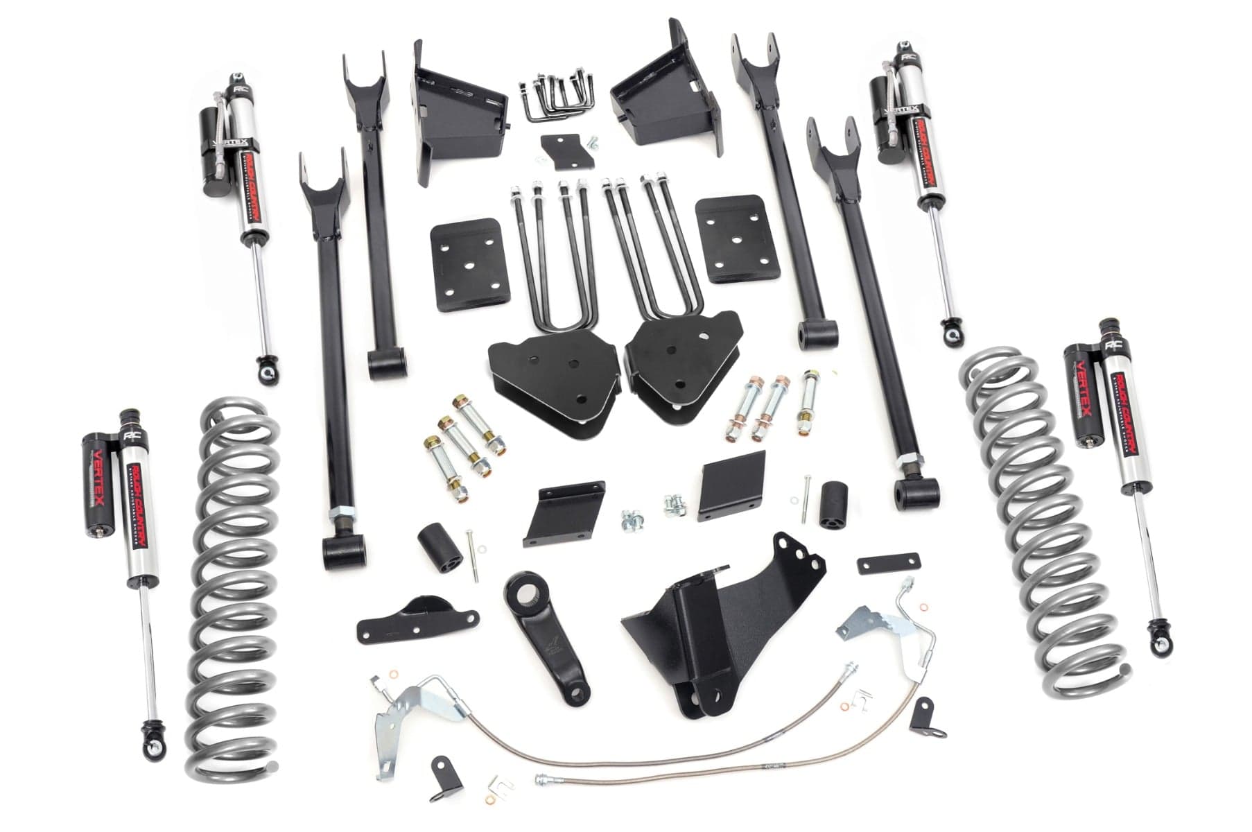 6-Inch Lift Kit with Vertex Shocks for Ford F-250 Super Duty 4WD for Trucks without Overloads