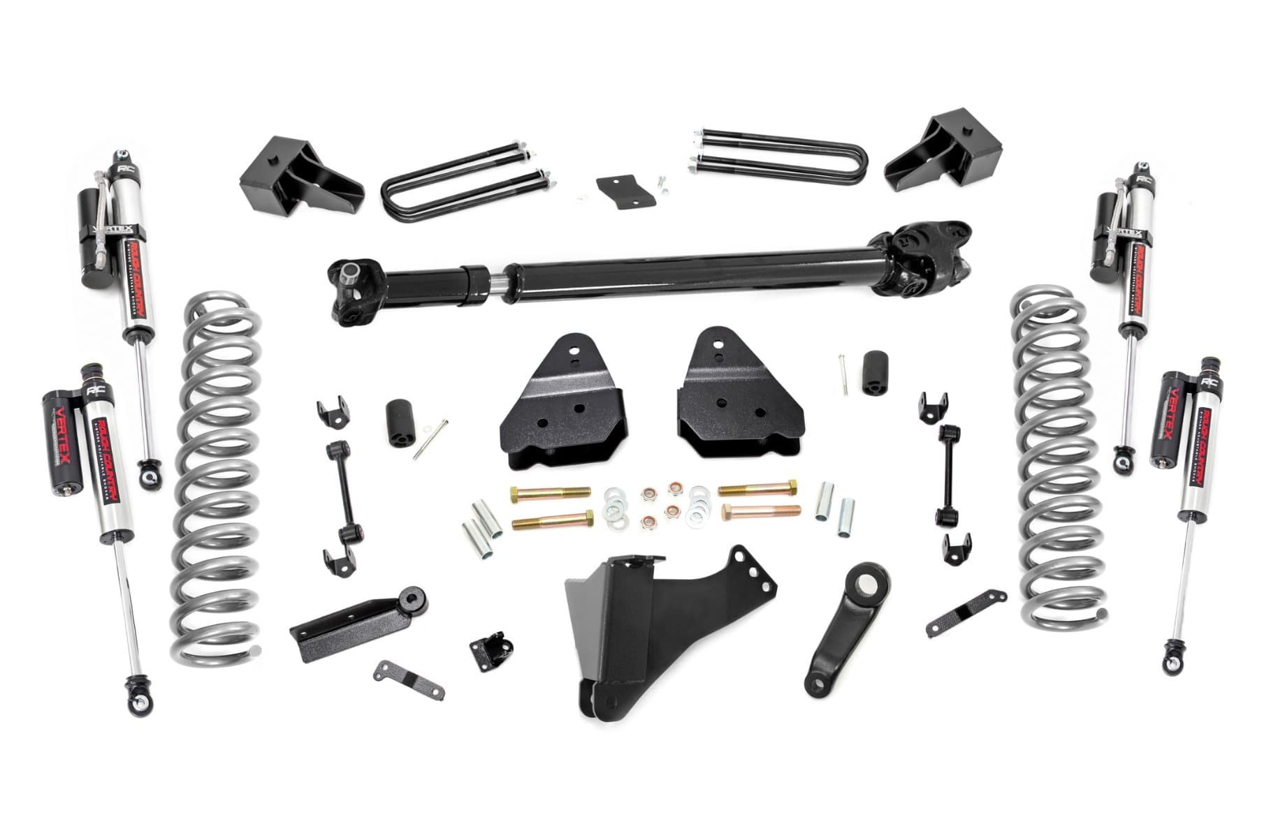 4.5-Inch Lift Kit with Vertex Shocks for F-350 Super Duty 4WD with Front CV Drive Shaft