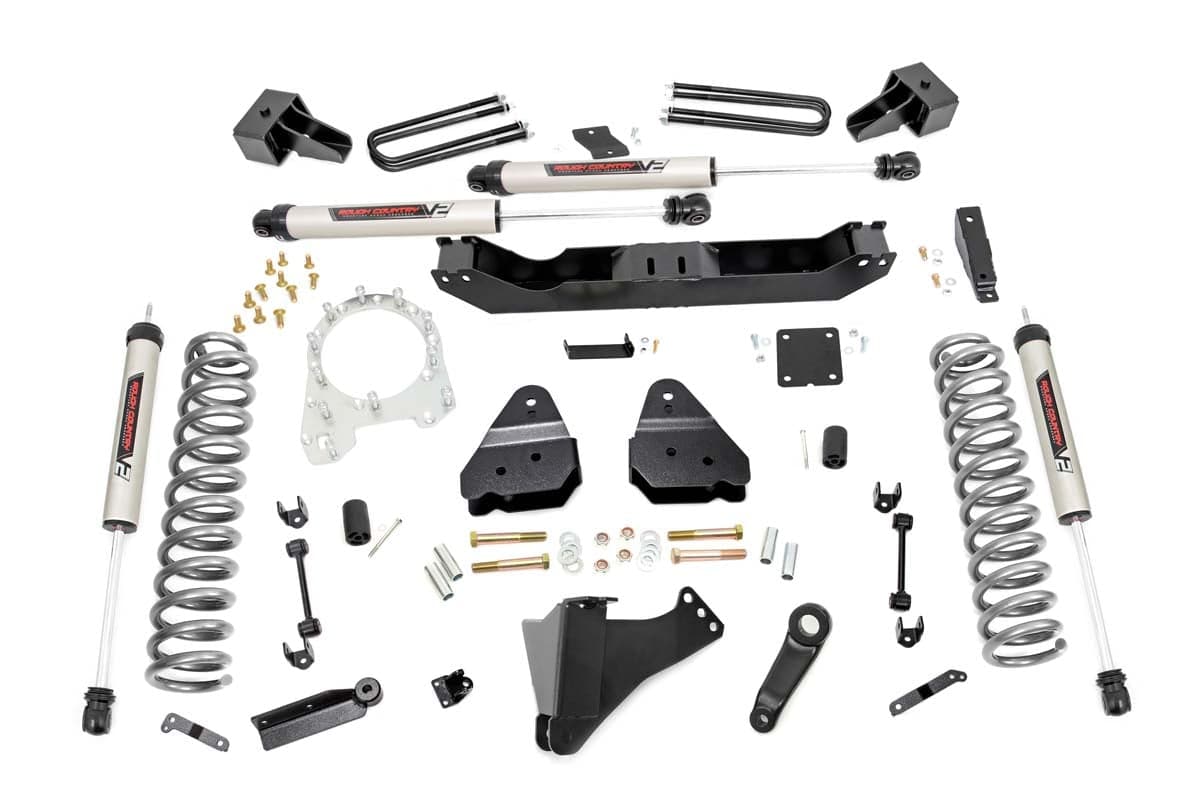 4.5-Inch Lift Kit with V2 Shocks for Ford F-350 Super Duty 4WD