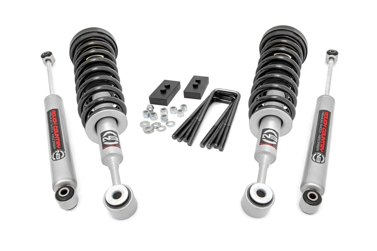 2.5-Inch Lift Kit with N3 Shocks for 2004-2008 Ford F-150 4WD