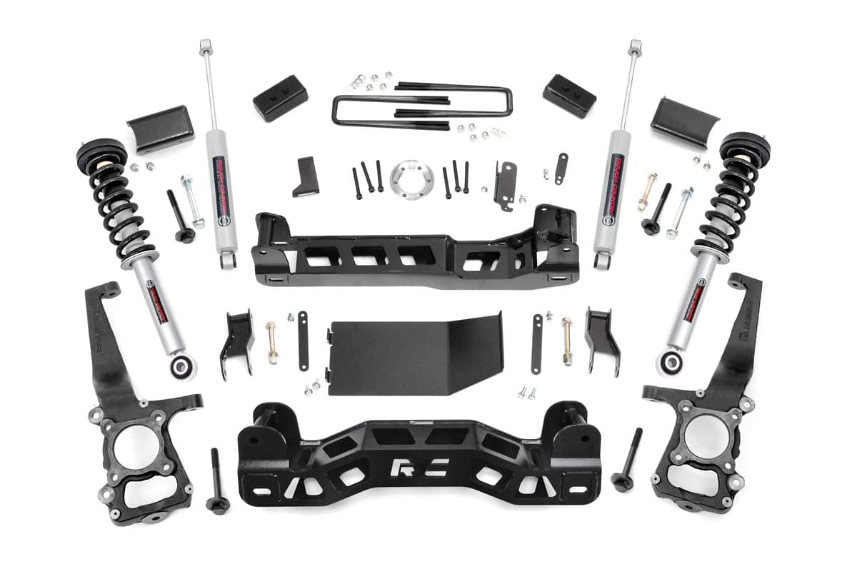4-Inch Lift Kit with N3 Shocks for 2011–2013 Ford F-150 4WD — Part 57432
