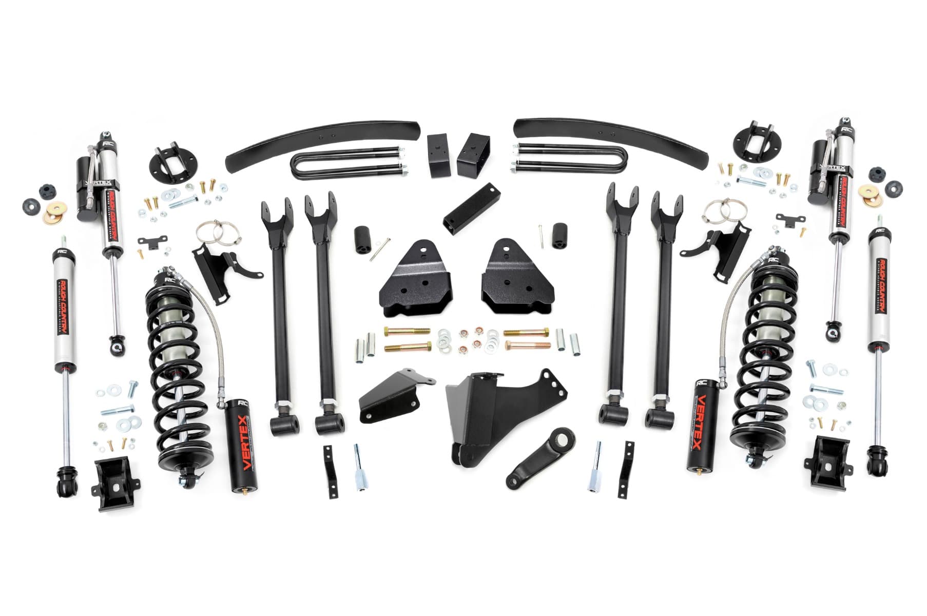 6-Inch Lift Kit with Vertex Shocks for 2005–2007 Ford Super Duty 4WD with Control Arms