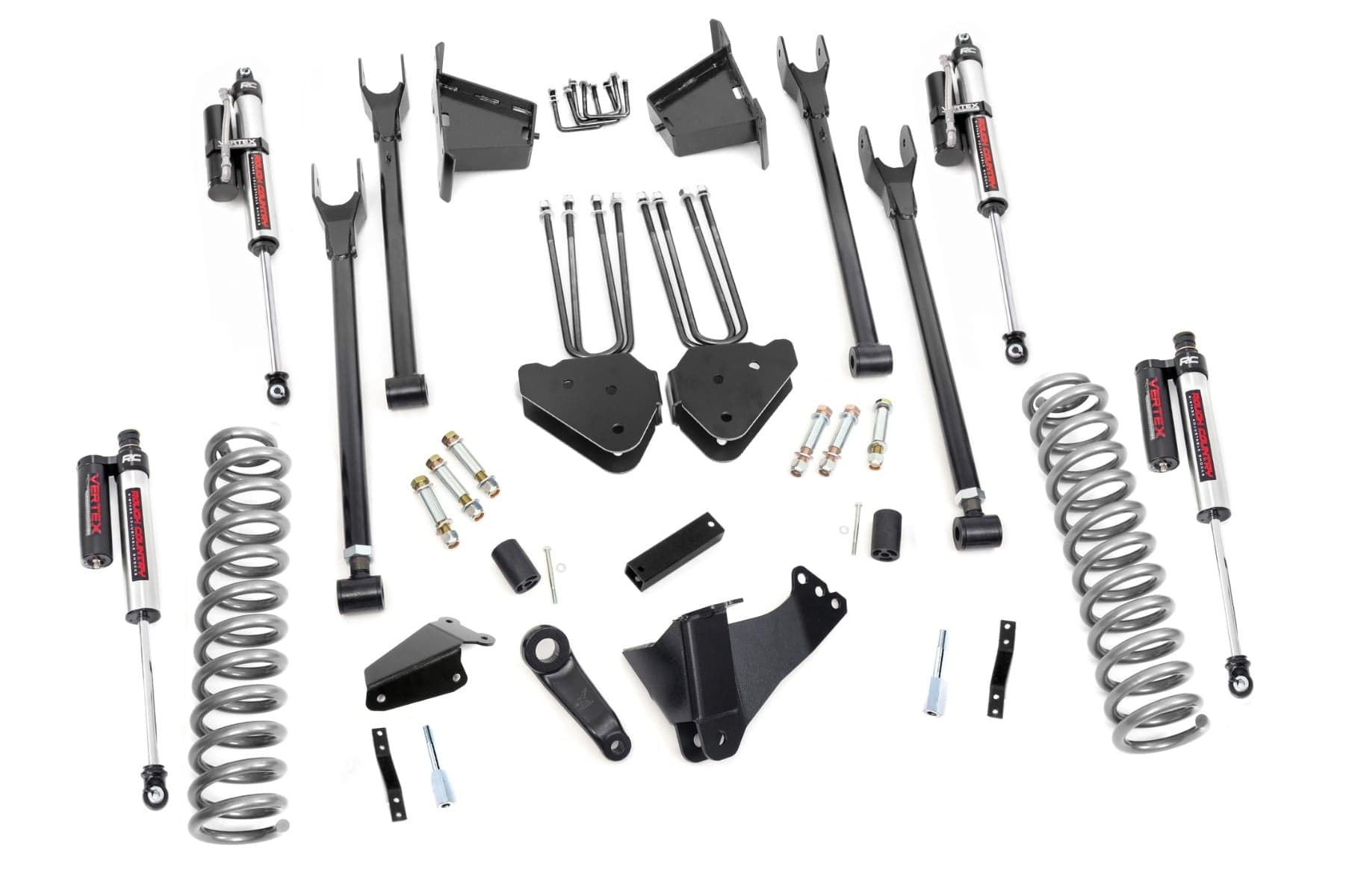 8-Inch Lift Kit with Vertex Shocks for Ford Super Duty 4WD (2005-2007)
