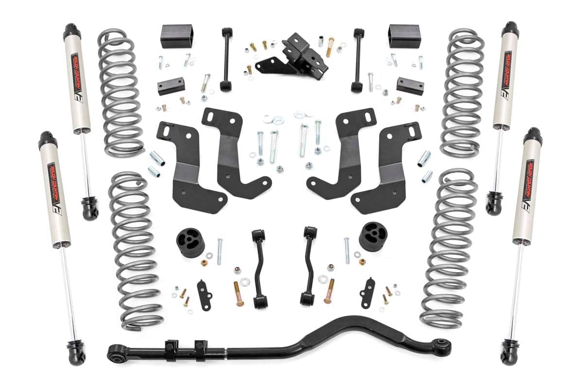 3.5-Inch Lift Kit with V2 Shocks for 2024-2026 Jeep Wrangler 4WD