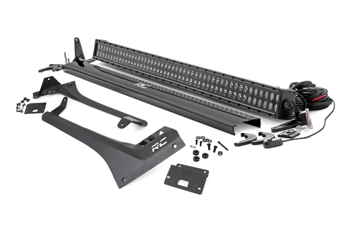 50-Inch Black Series LED Light Bar Kit for Jeep Wrangler & Gladiator — Part 70069