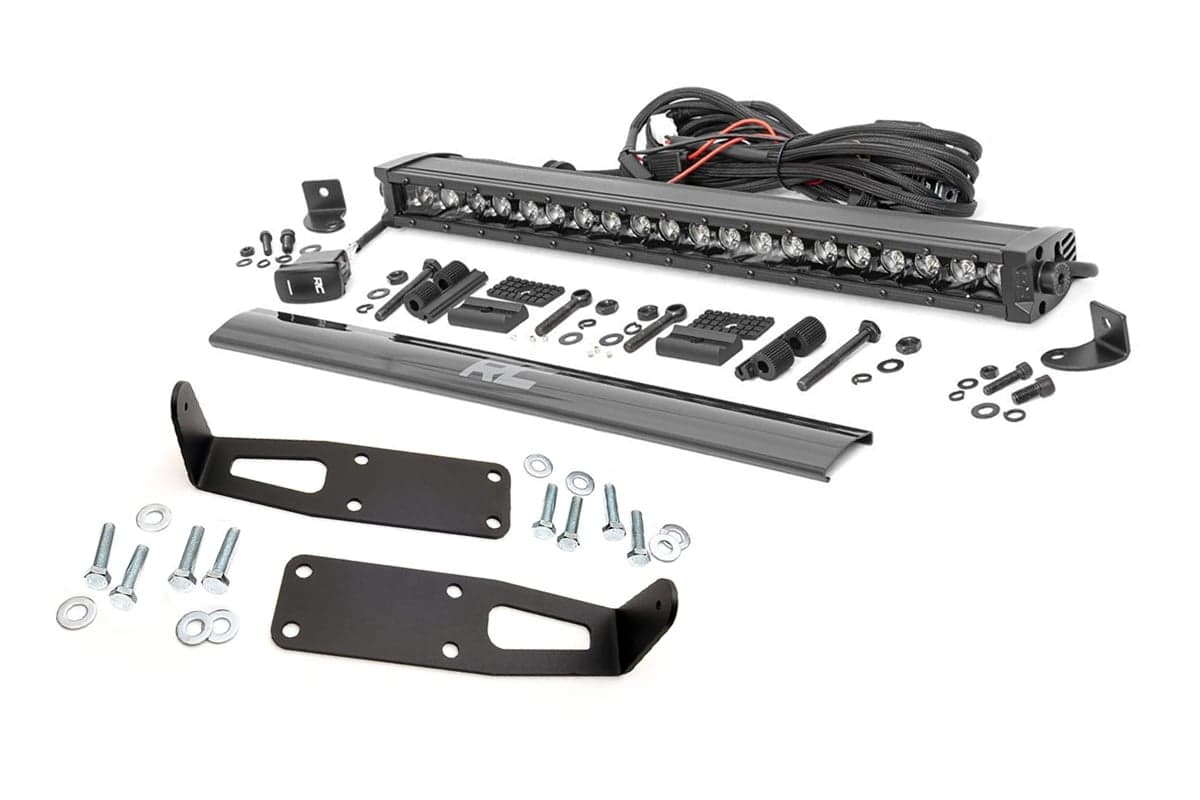 20 Inch Black Series LED Light Bar Kit for Ram 2500/3500 4WD