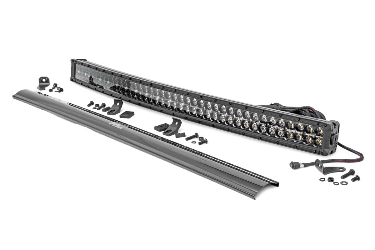 40-Inch Black Series LED Light Bar with White DRLs