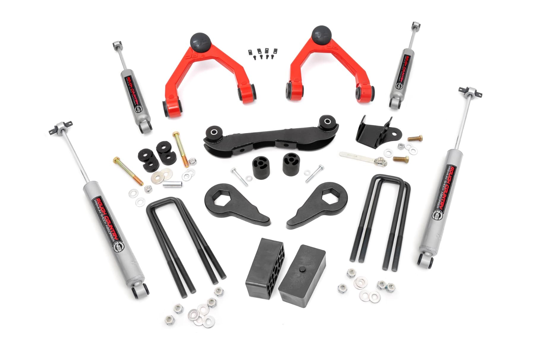 2-3 Inch Lift Kit with N3 Shocks for 6-Lug Trucks