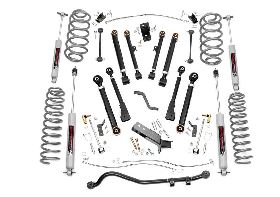 6-Inch Lift Kit with N3 Shocks for 1997–2006 Jeep Wrangler TJ 4WD