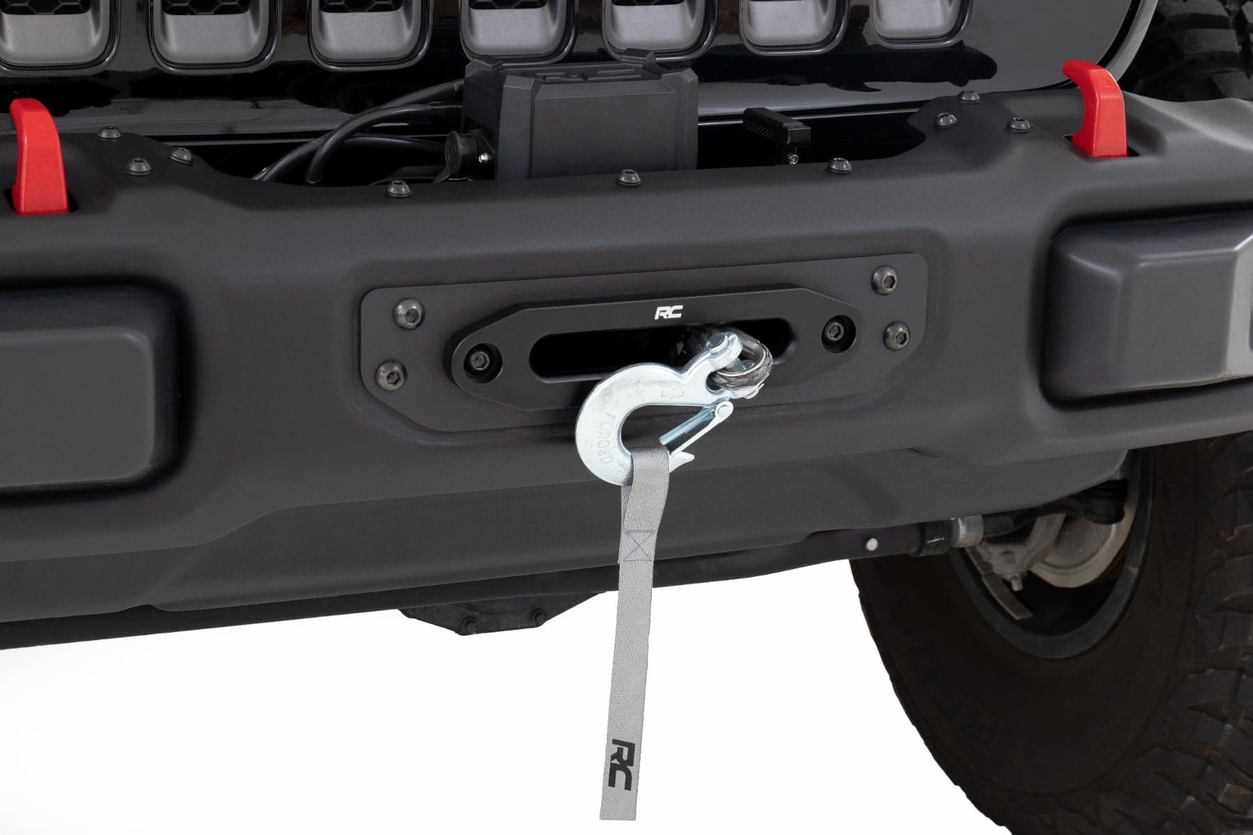 Hidden Winch Mounting Plate for Modular Steel Bumpers