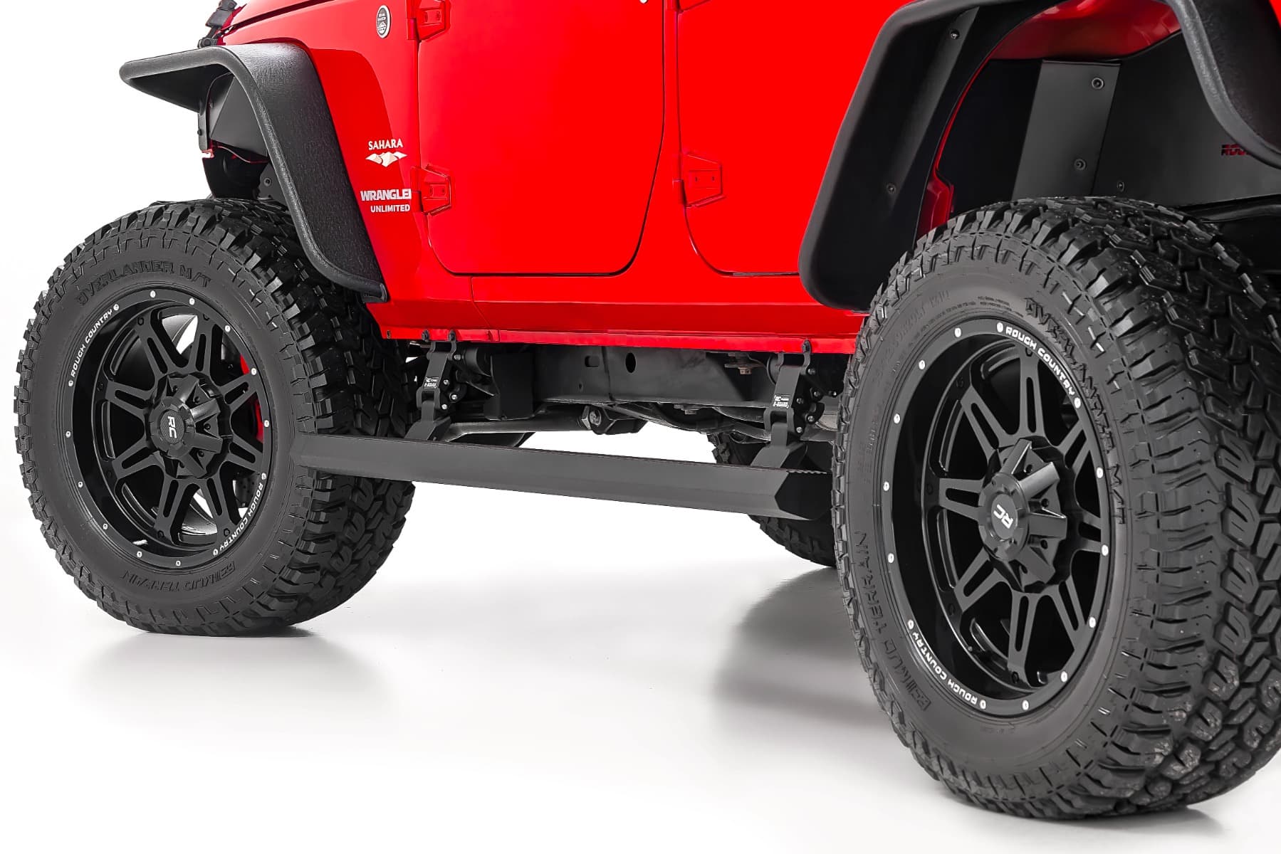 Rough Country running board for Jeep Wrangler (2007–2017)