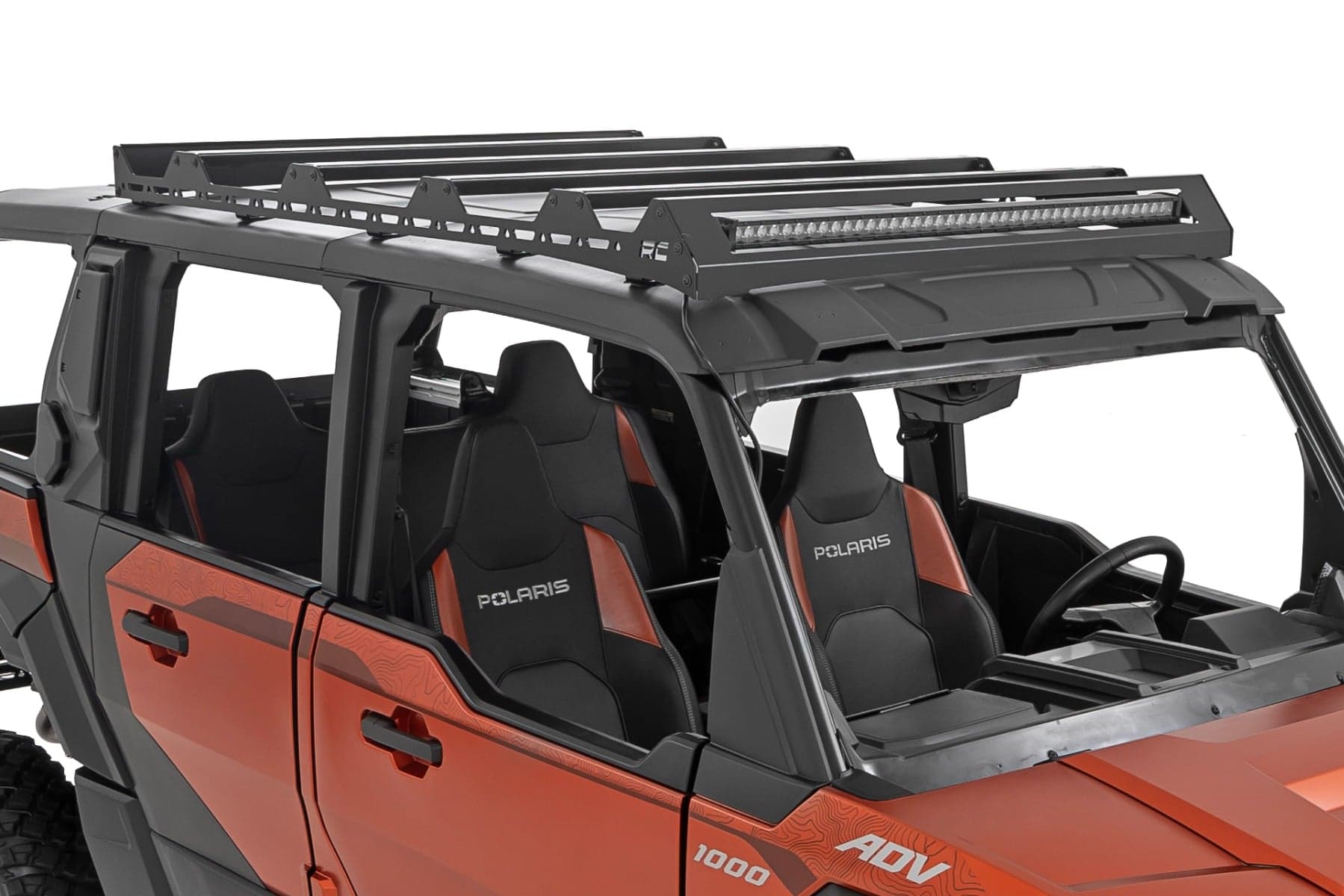Roof Rack with 40-Inch Black Series Light Bar for XPEDITION ADV 5