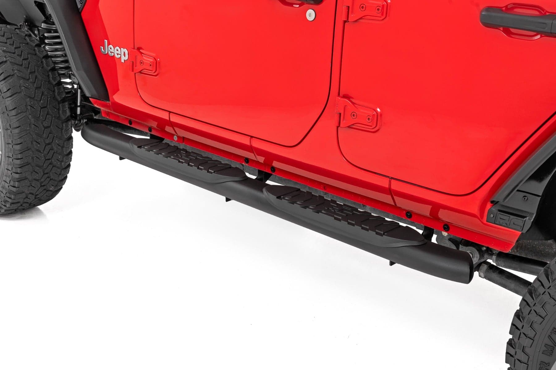 Rough Country running board for Jeep Wrangler (2019–2026)