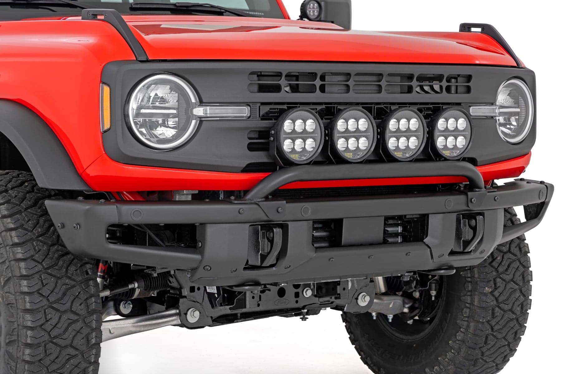 Light Bar Mount with 6.5-Inch Halo LEDs for Ford Bronco 4WD
