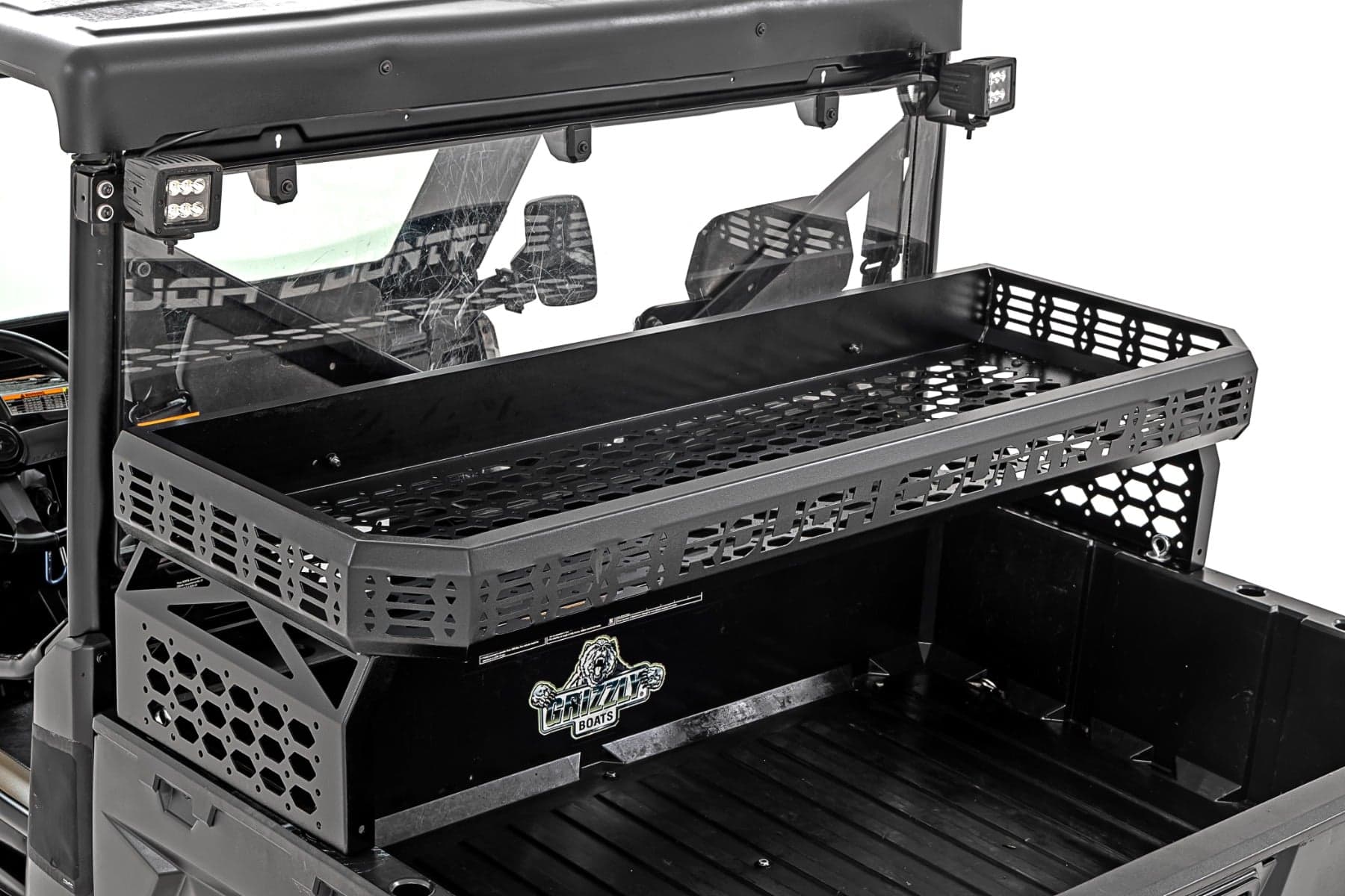 Over Bed Cargo Rack with Molle Panels for UTV Beds