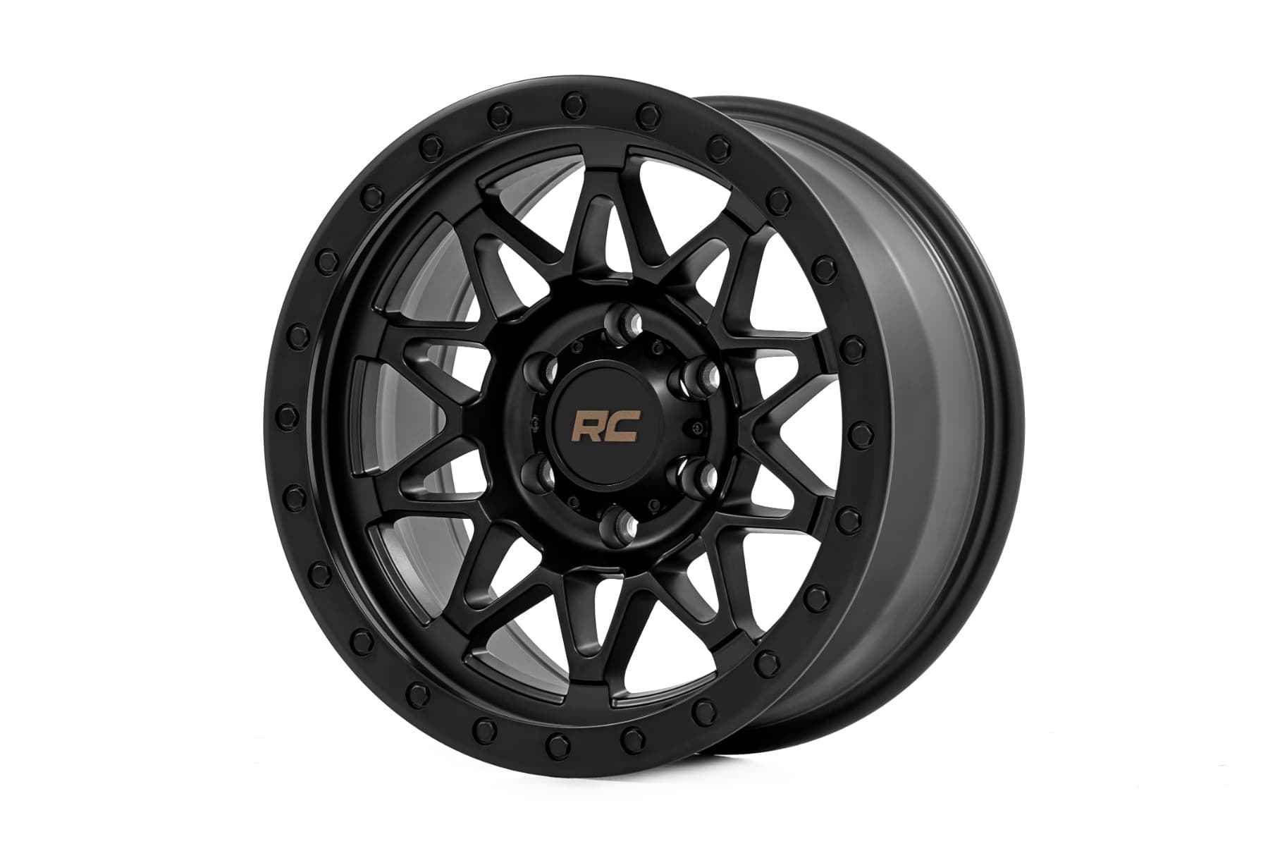 Semi-Gloss Black 78 Series Wheel — Simulated Beadlock