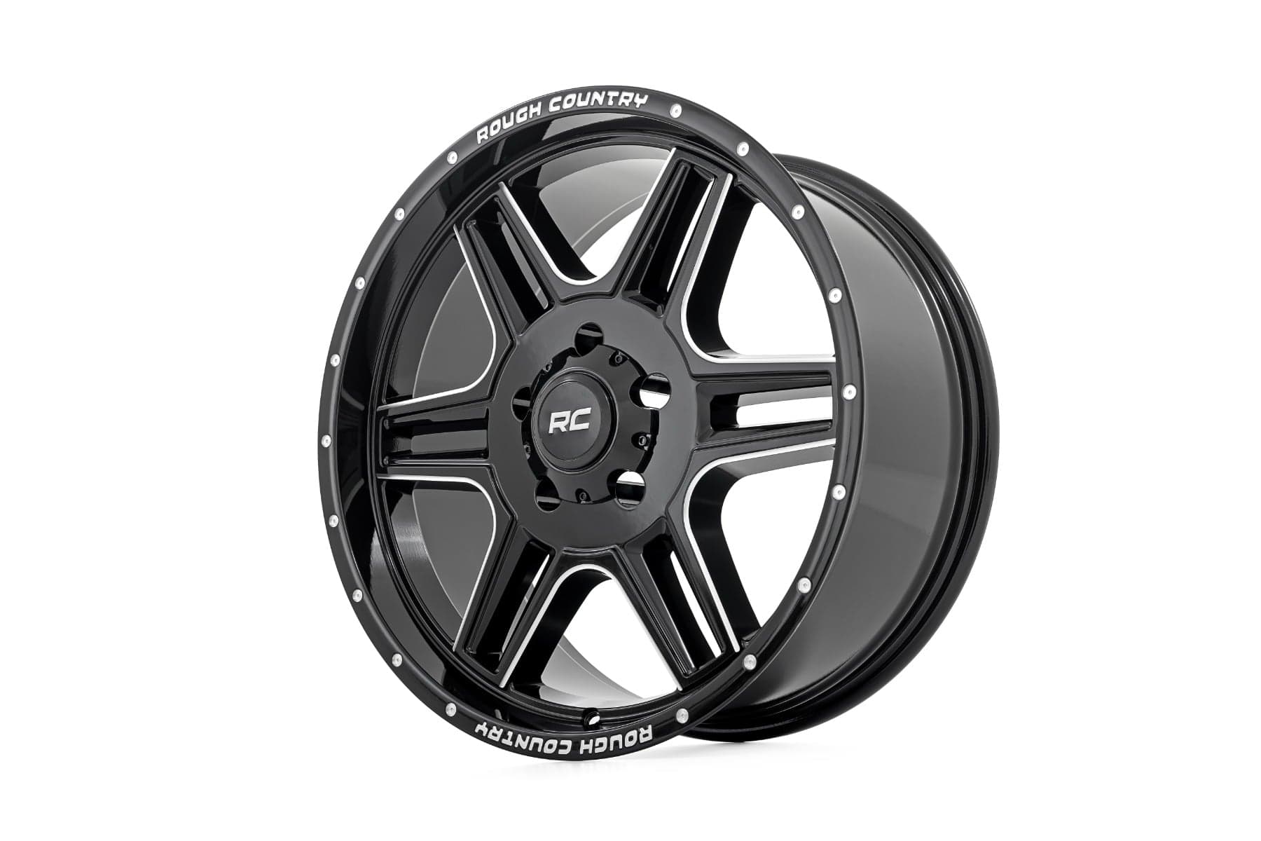 92 Series Wheel in Gloss Black with Milled Accents — Part 92180914