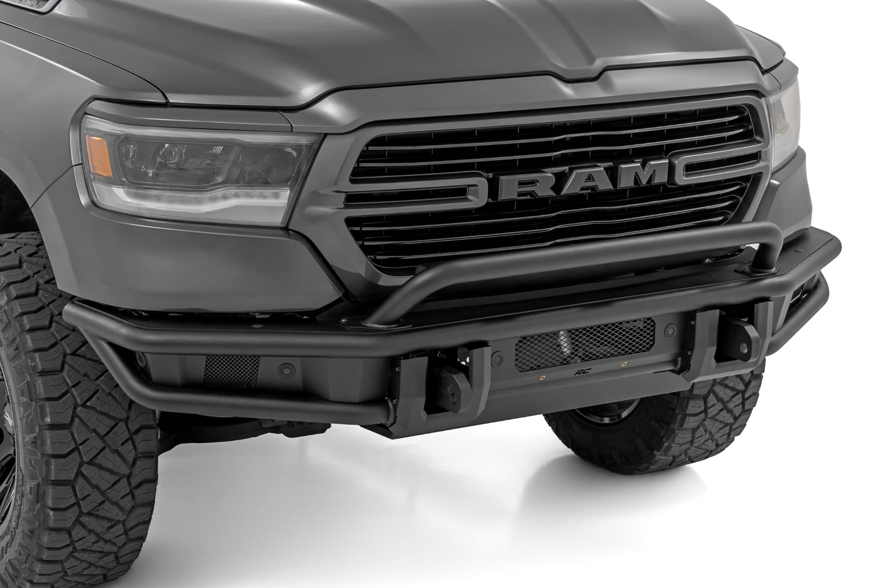 Tubular Front Bumper with Skid Plate for Ram 1500