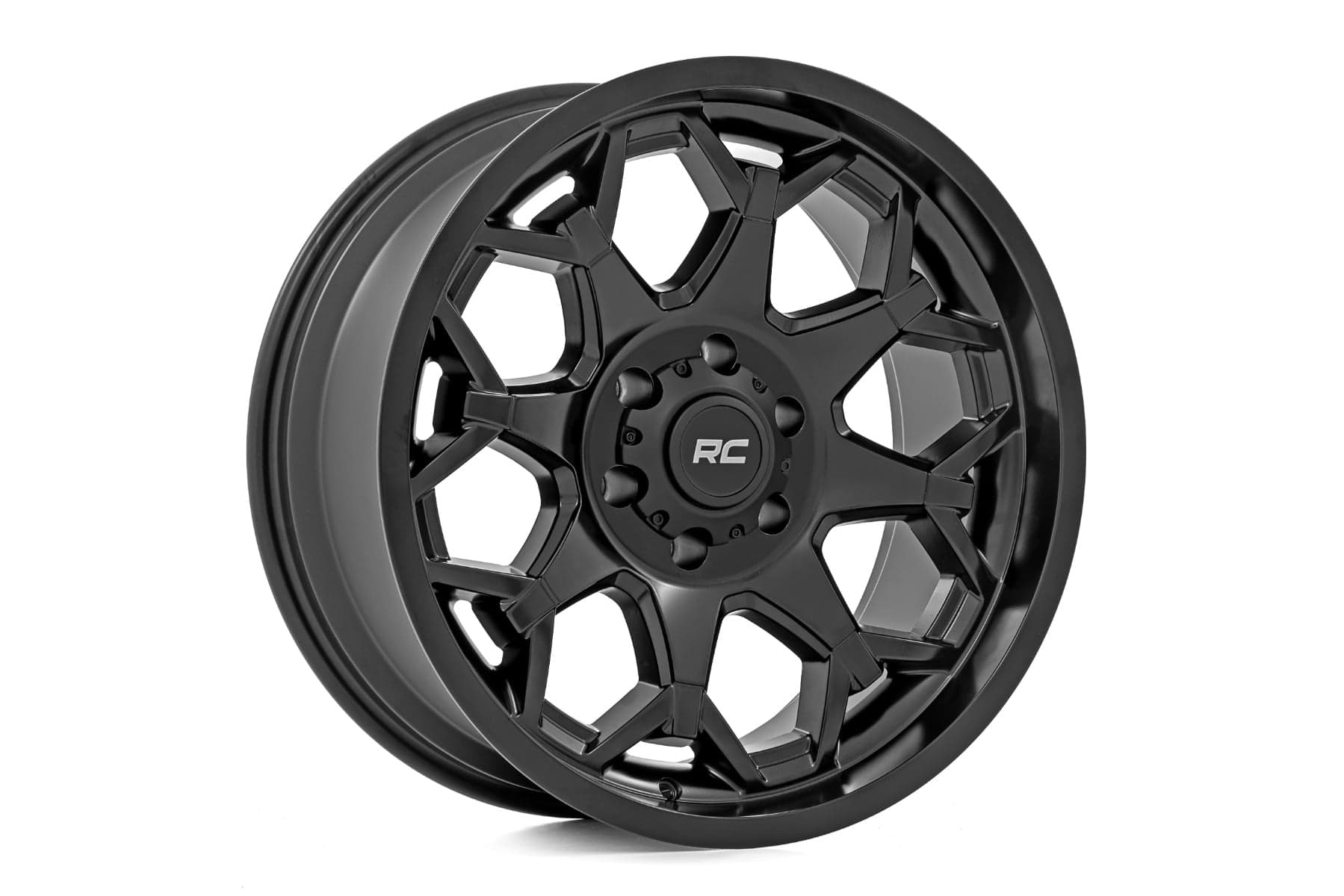 80 Series 8-Spoke Wheel in Semi Gloss Black — Part 80201212A