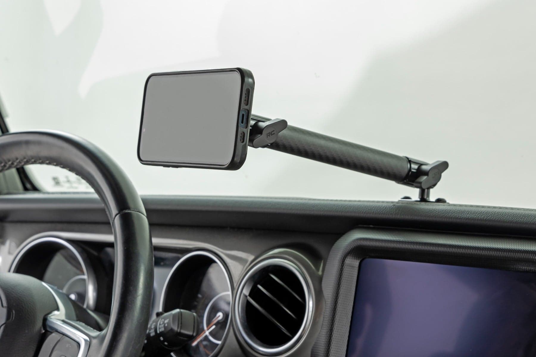 Dash Mount with 10-Inch Arms for Jeep Gladiator and Wrangler 4WD