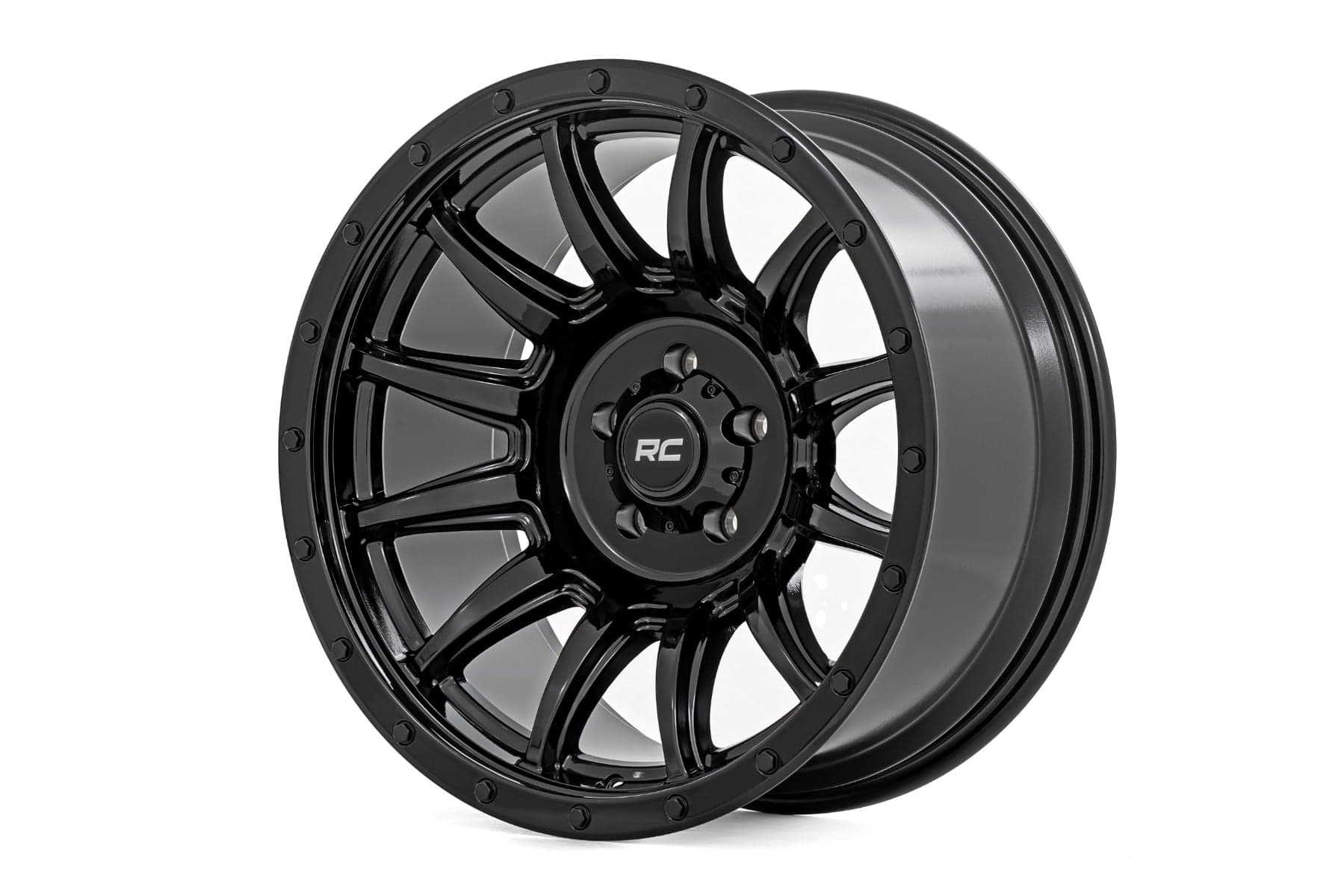 90 Series 12-Spoke Wheel in Gloss Black — Part 90201212B