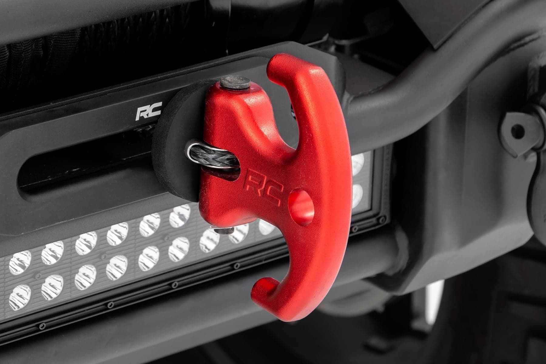 Multi-Function Winch Cleat, Anodized Red 6061 Aluminum