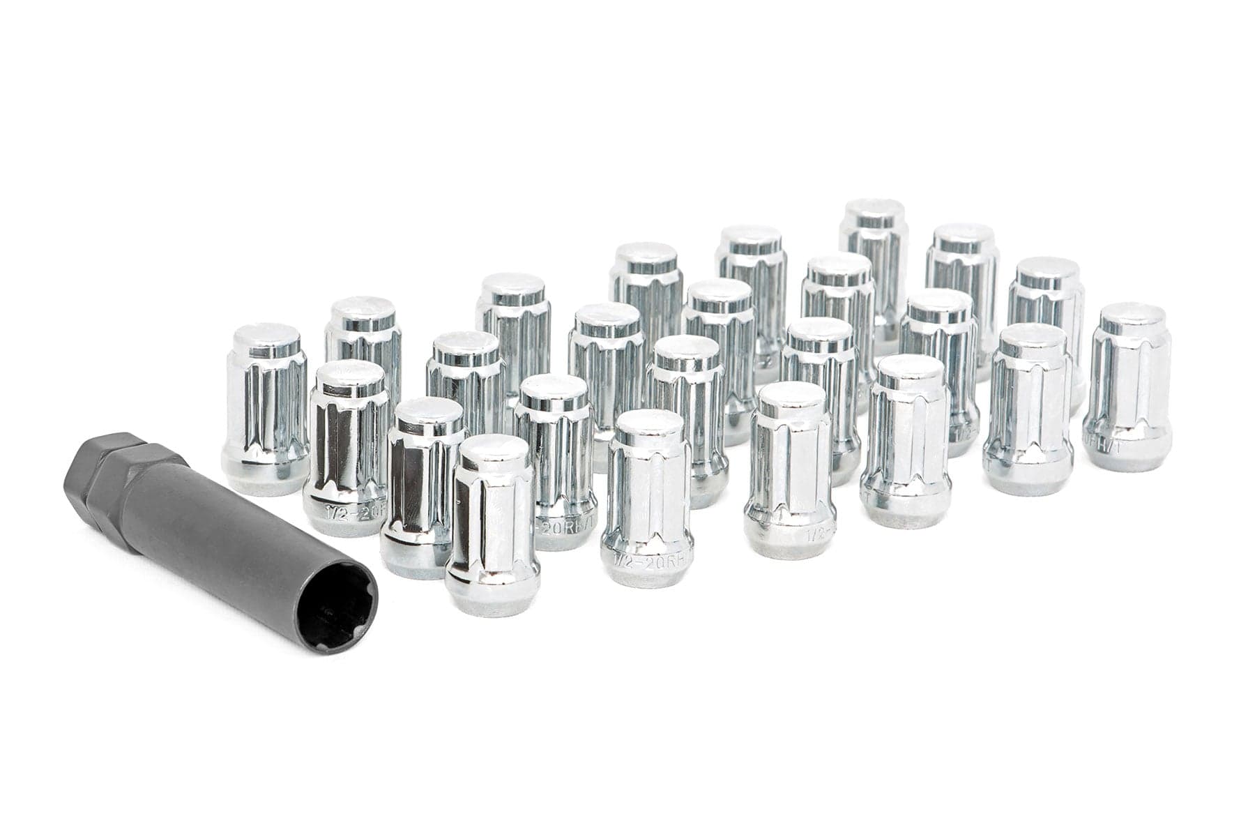 M12x1.25 Bulge Acorn Lug Nut Set with Socket Key