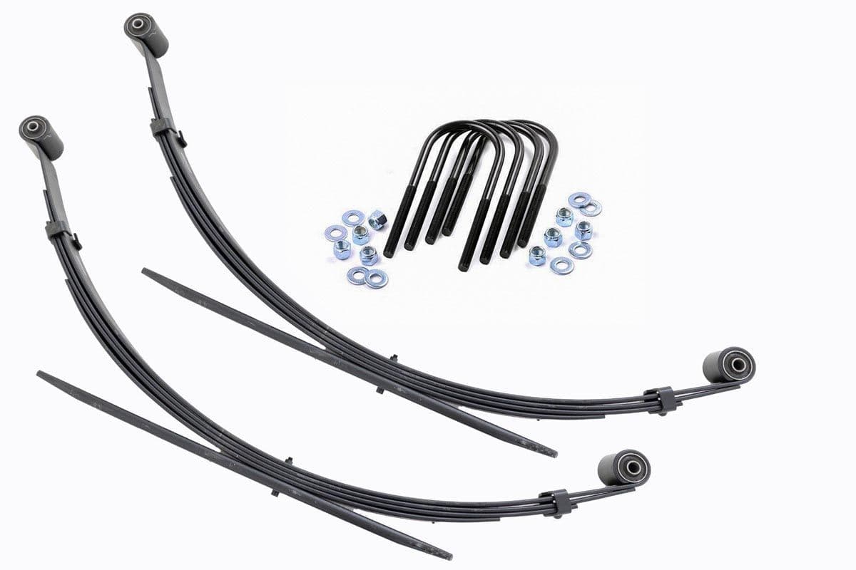 4-Inch Rear Leaf Springs for Ford Super Duty 4WD
