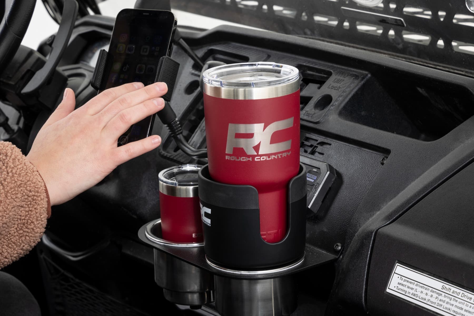 Expanding Cup Holder Phone Mount, 360 Degree Rotation