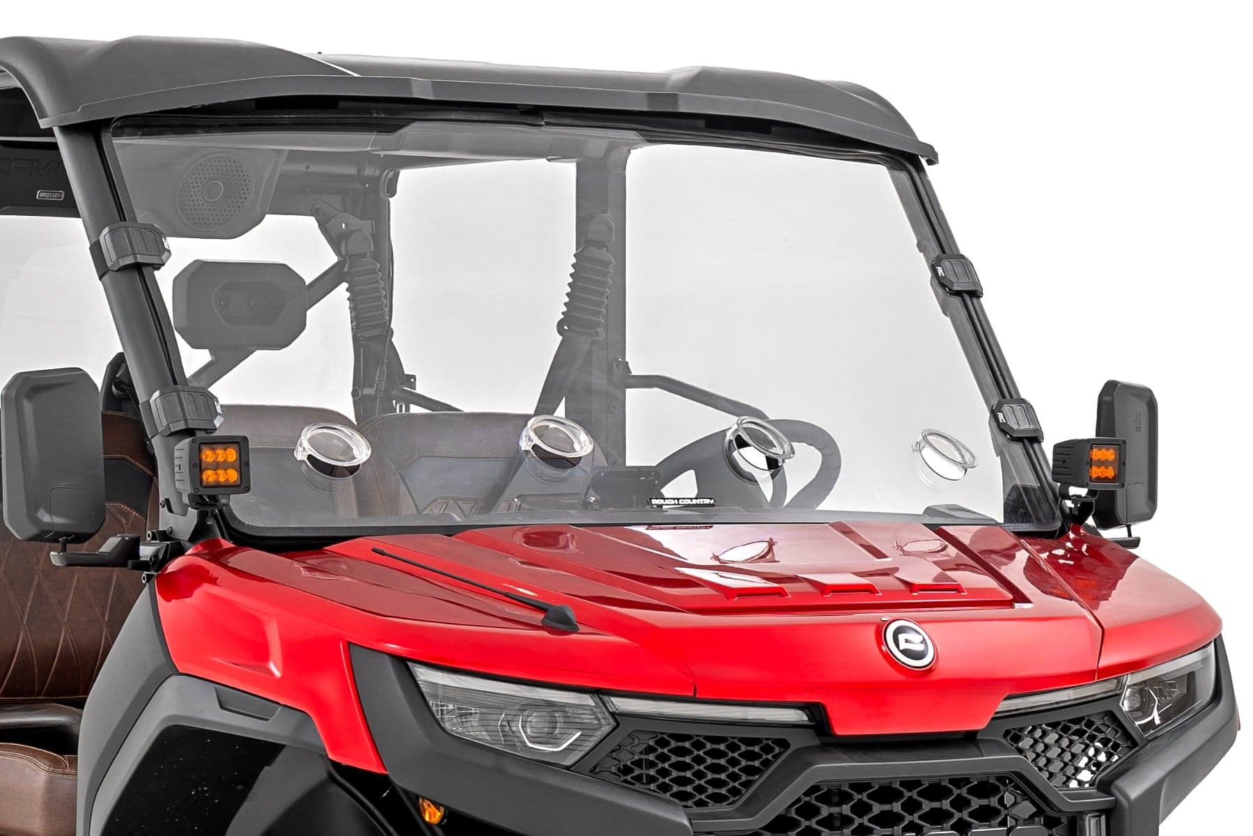 Vented Full Windshield for CFMOTO UFORCE U10 Pro