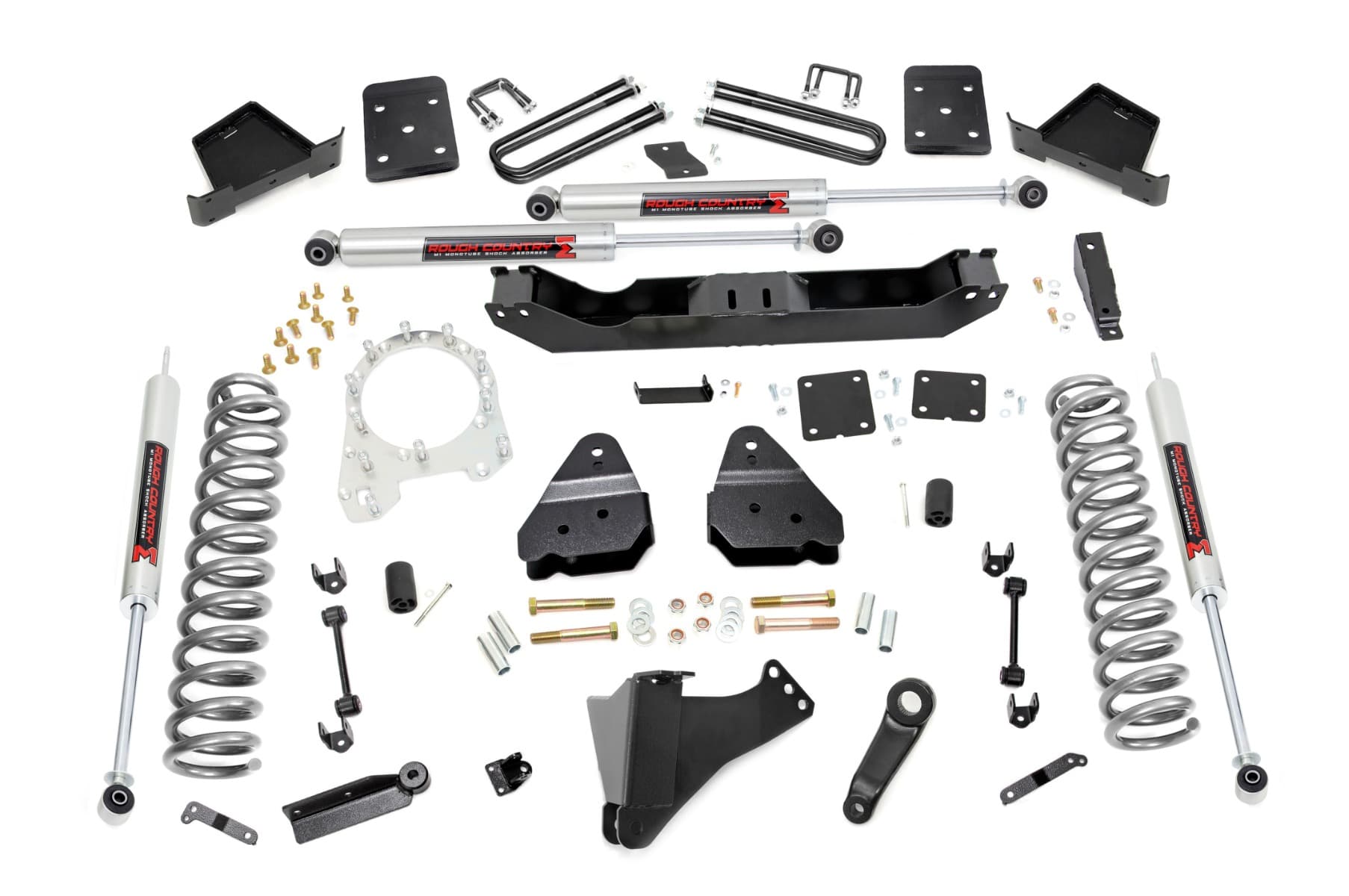 4.5-Inch Lift Kit with M1 Shocks for Ford Super Duty 4WD