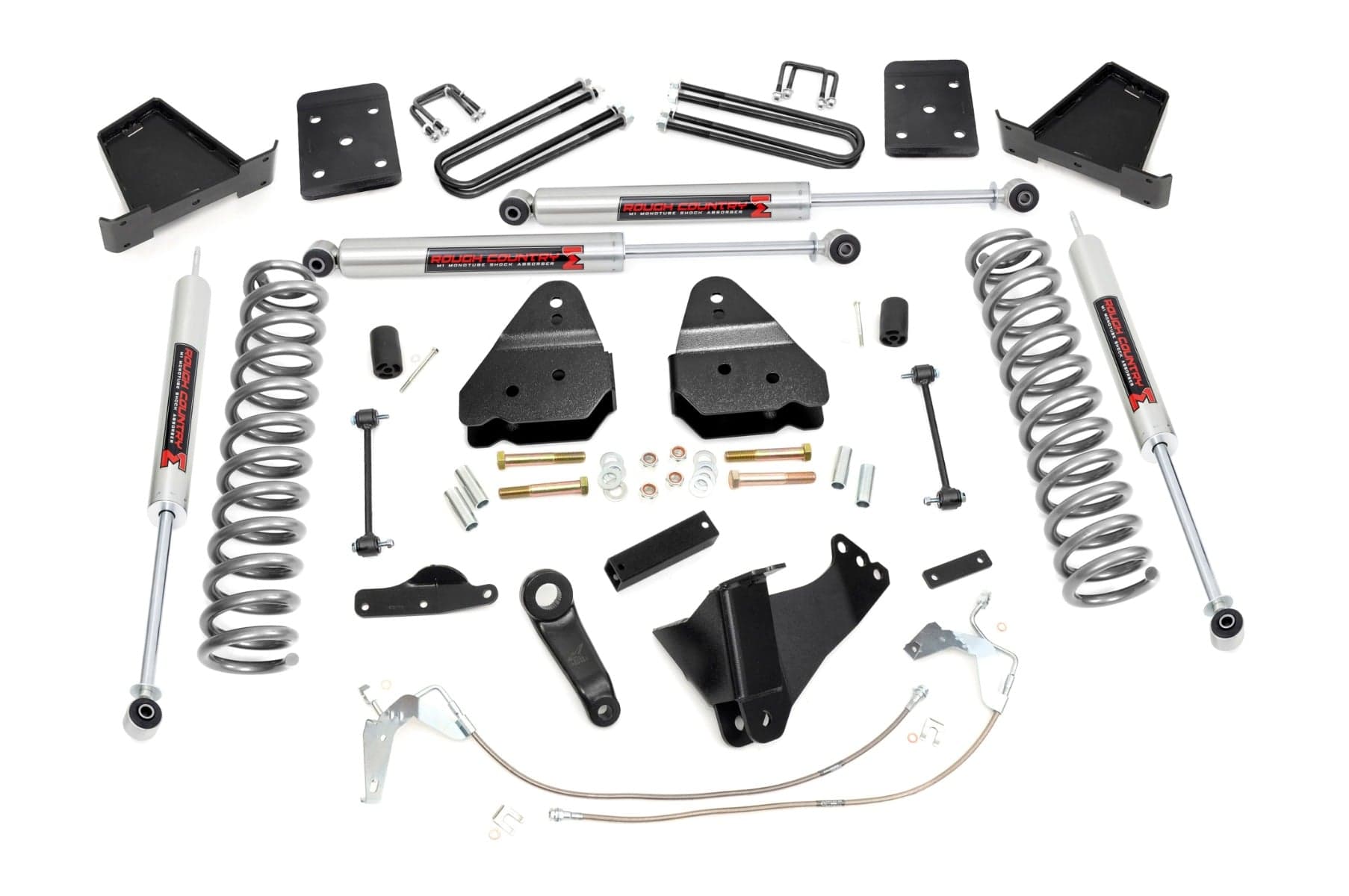 4.5-Inch Lift Kit with M1 Shocks for Ford Super Duty 4WD (2008–2010)