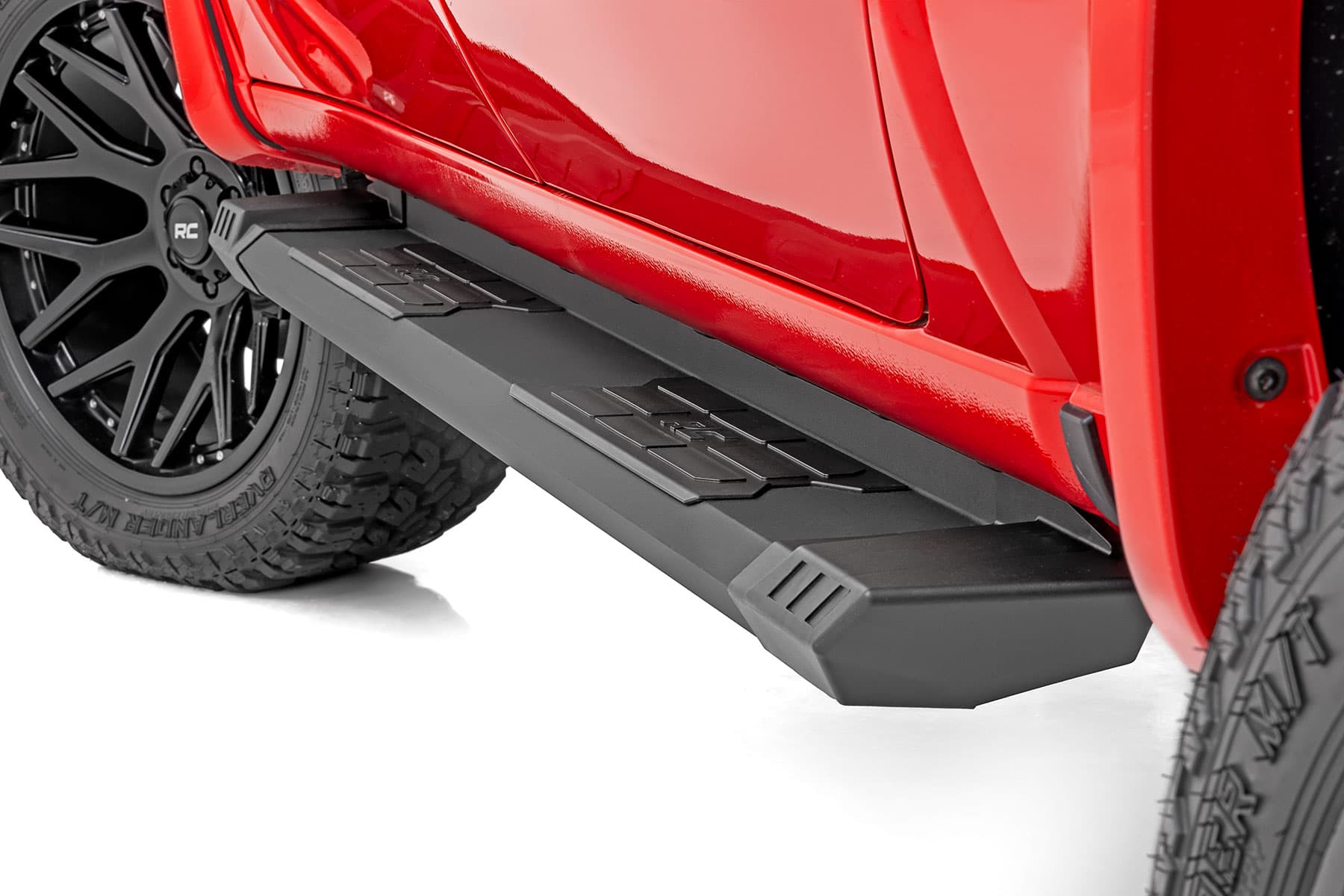 62-Inch HD2 Aluminum Running Boards with Chevy Brackets