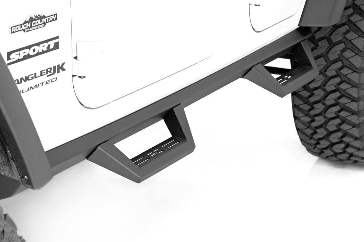 Rough Country running board for Jeep Wrangler (2007–2017)