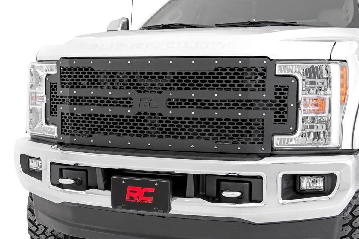 Bolt-On Mesh Grille for Ford Super Duty (2017–2019)