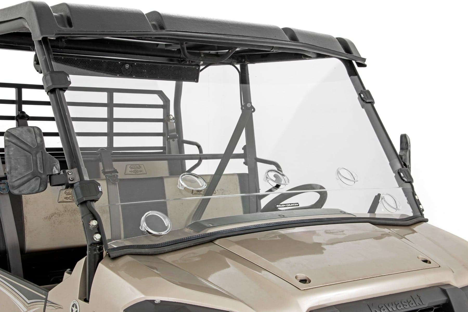 Vented Full Windshield for Kawasaki Mule PRO