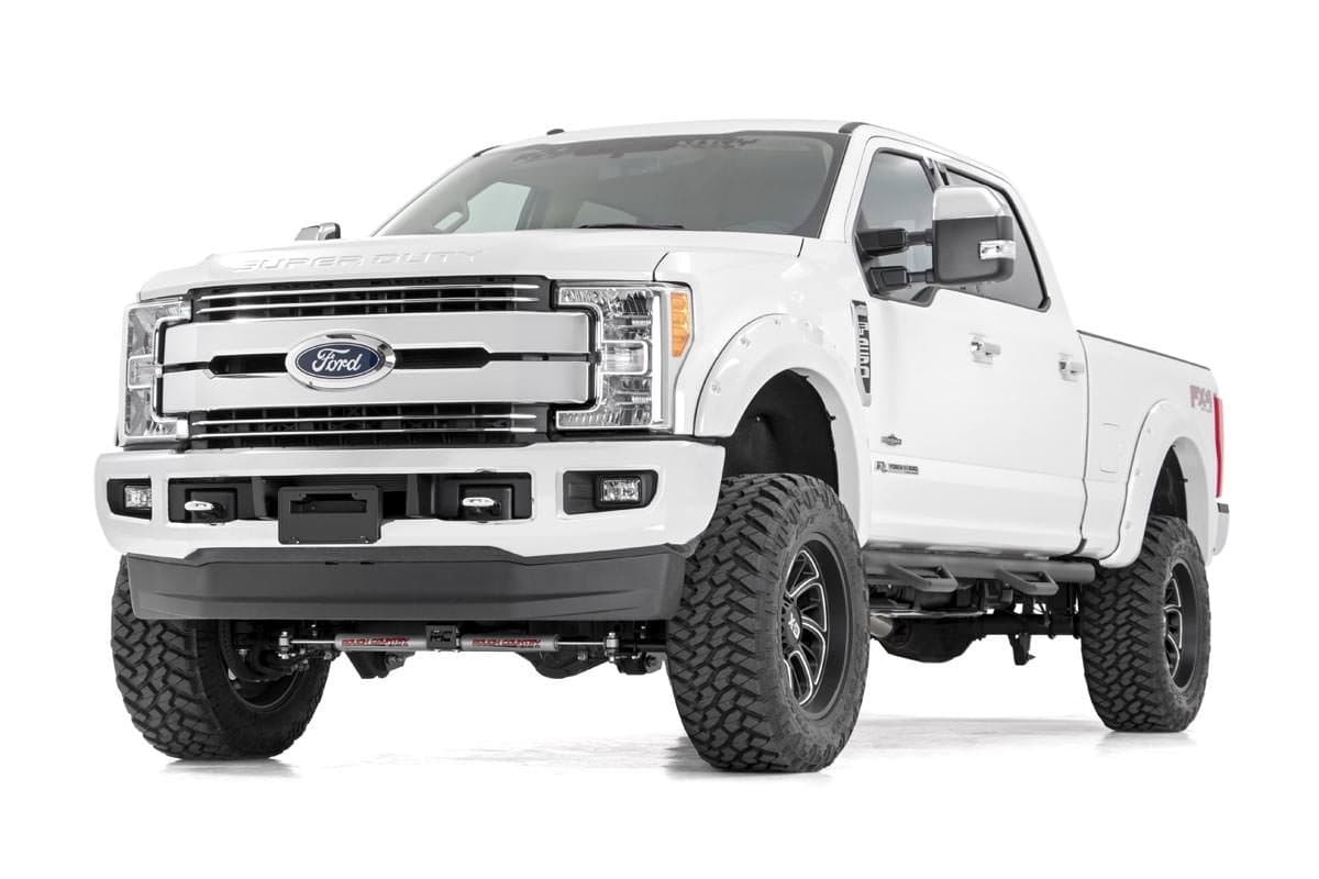 4.5-Inch Lift Kit with V2 Shocks for Ford Super Duty 4WD (2017–2022) with Front CV Drive Shaft