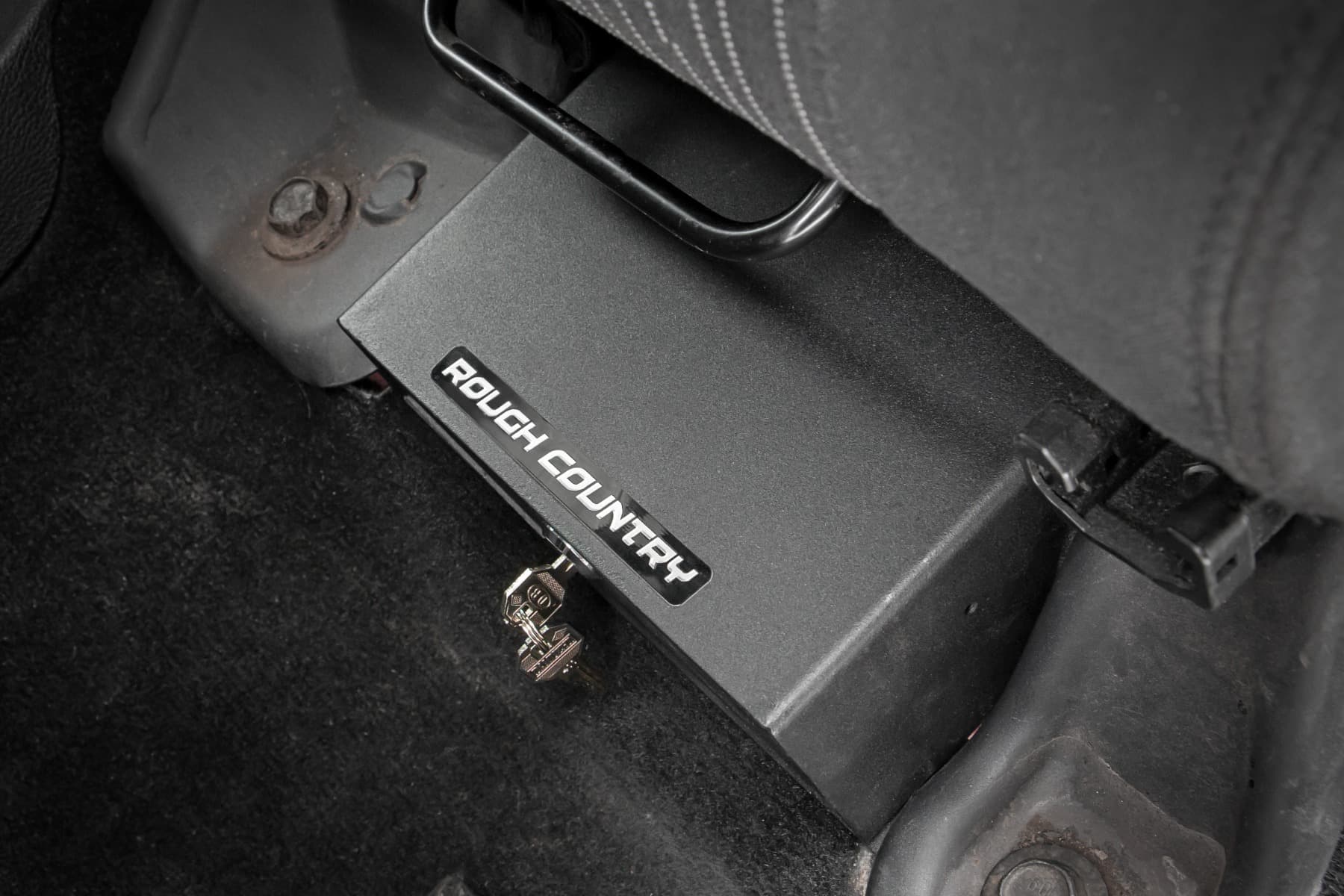 Under-Seat Locking Storage Box for Jeep Wrangler