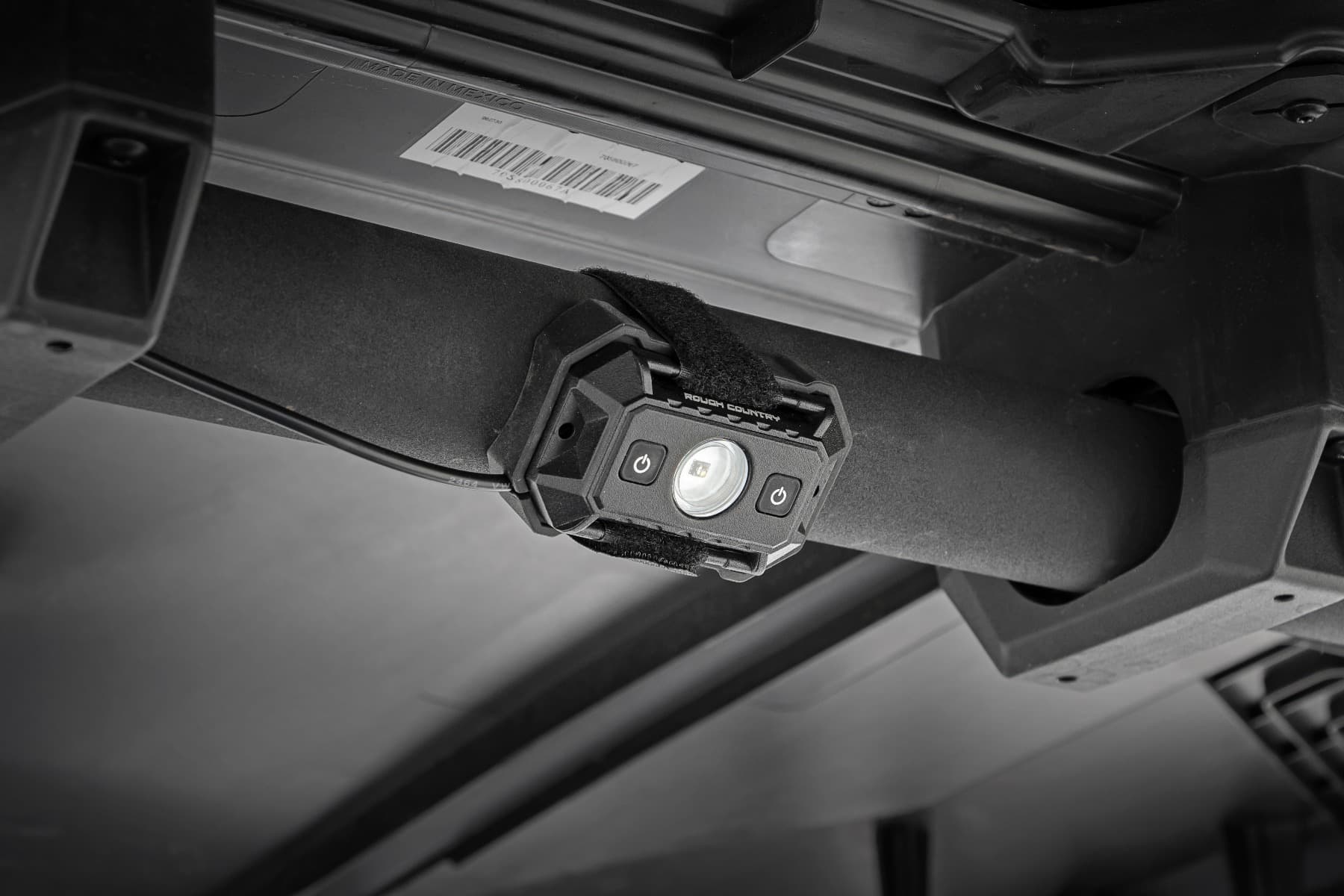 Chrome Series RGB LED Dome Light with Velcro Mounting