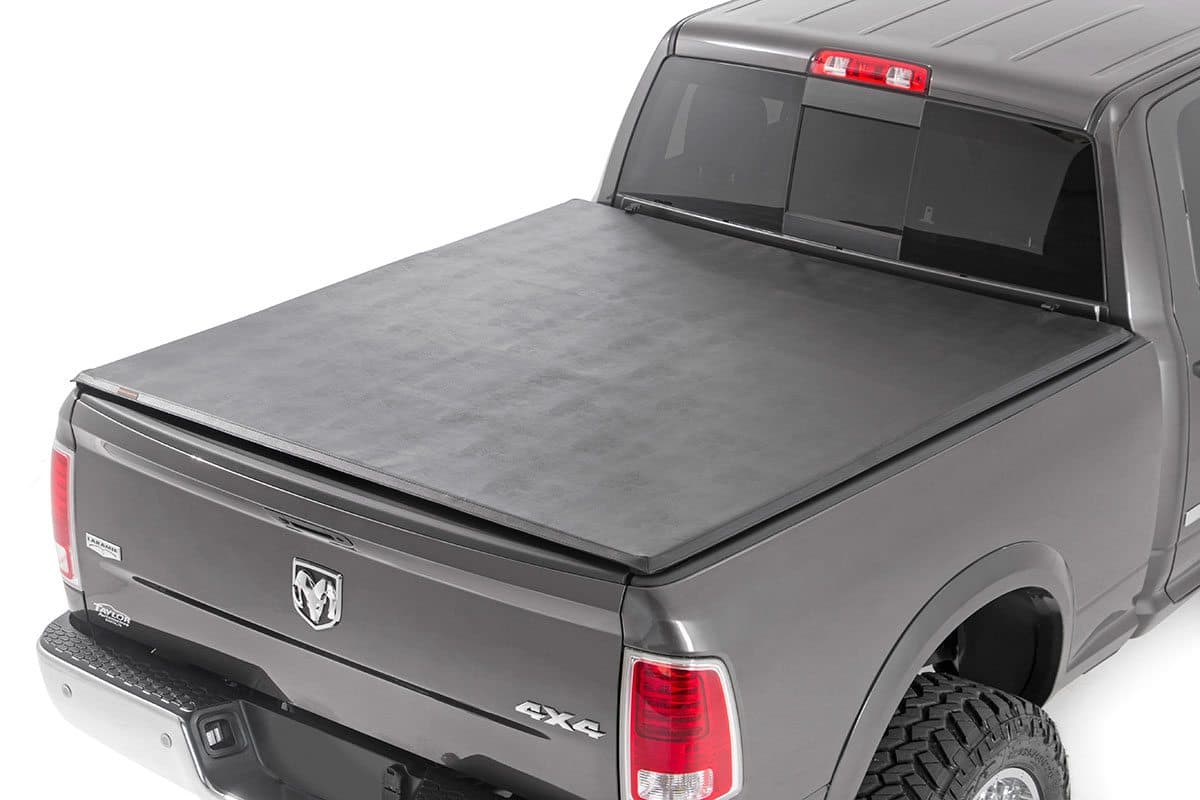 Soft Tri-Fold Tonneau Cover for 6'4" Truck Beds