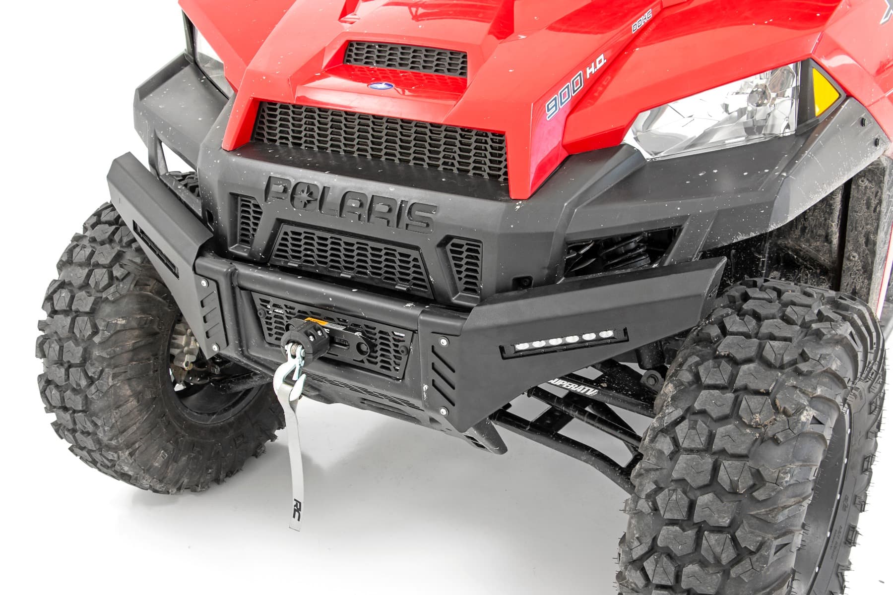 Front Bumper Wings with LED Light Bars for Polaris Ranger