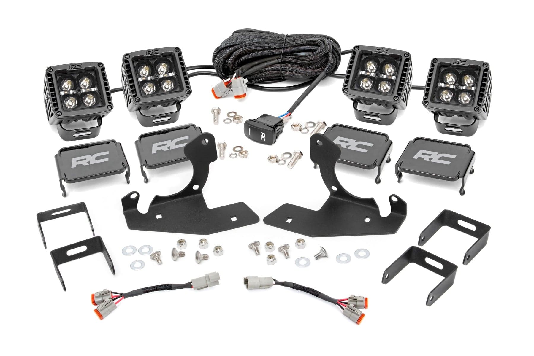 Black Series Amber DRL Fog Light Kit for Silverado 1500 and HD
