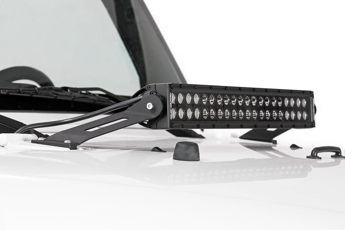 20-Inch LED Light Bar Mounts for 2007–2017 Jeep Wrangler