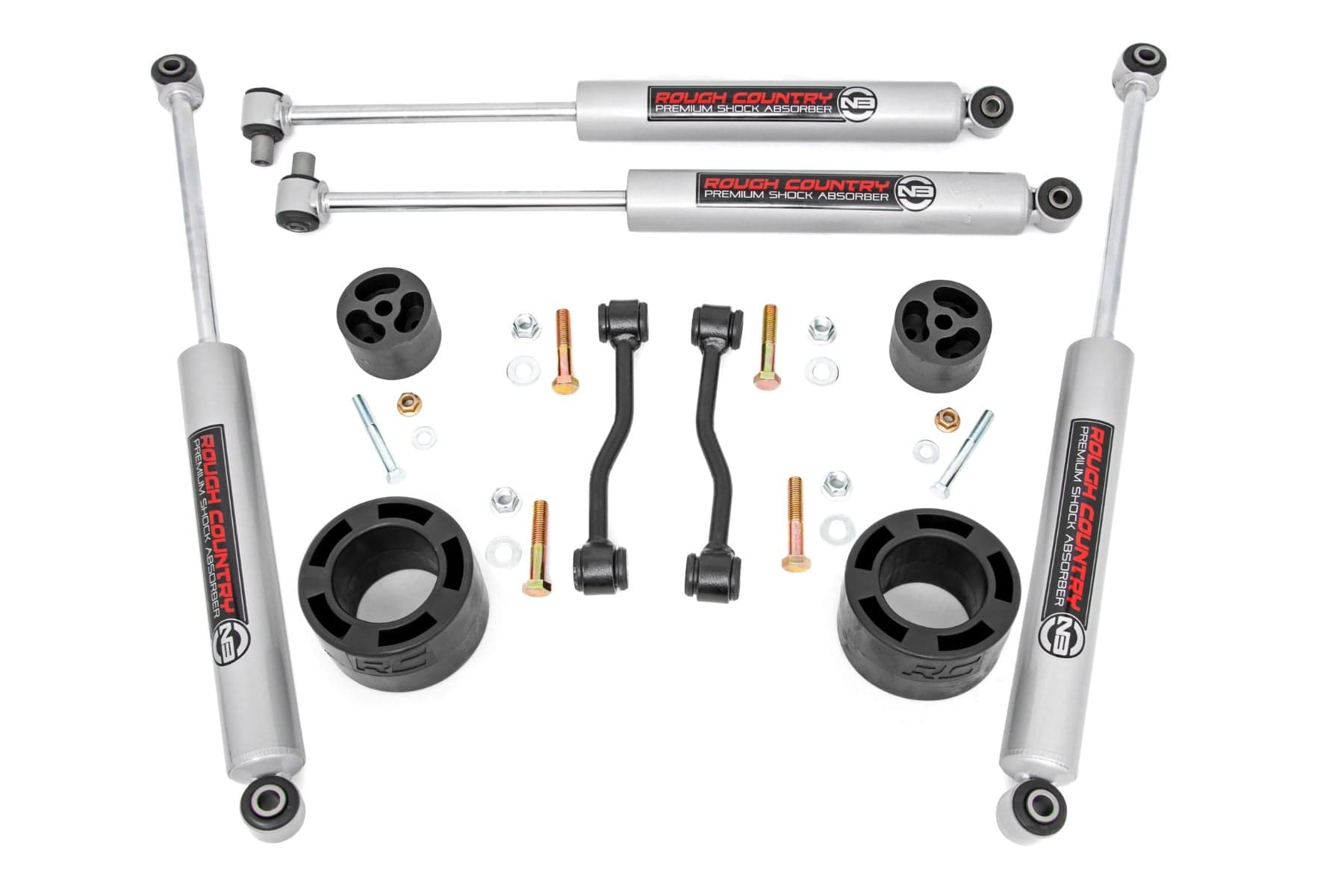 2.5-Inch Leveling Kit with N3 Shocks for 2020–2023 Jeep Gladiator