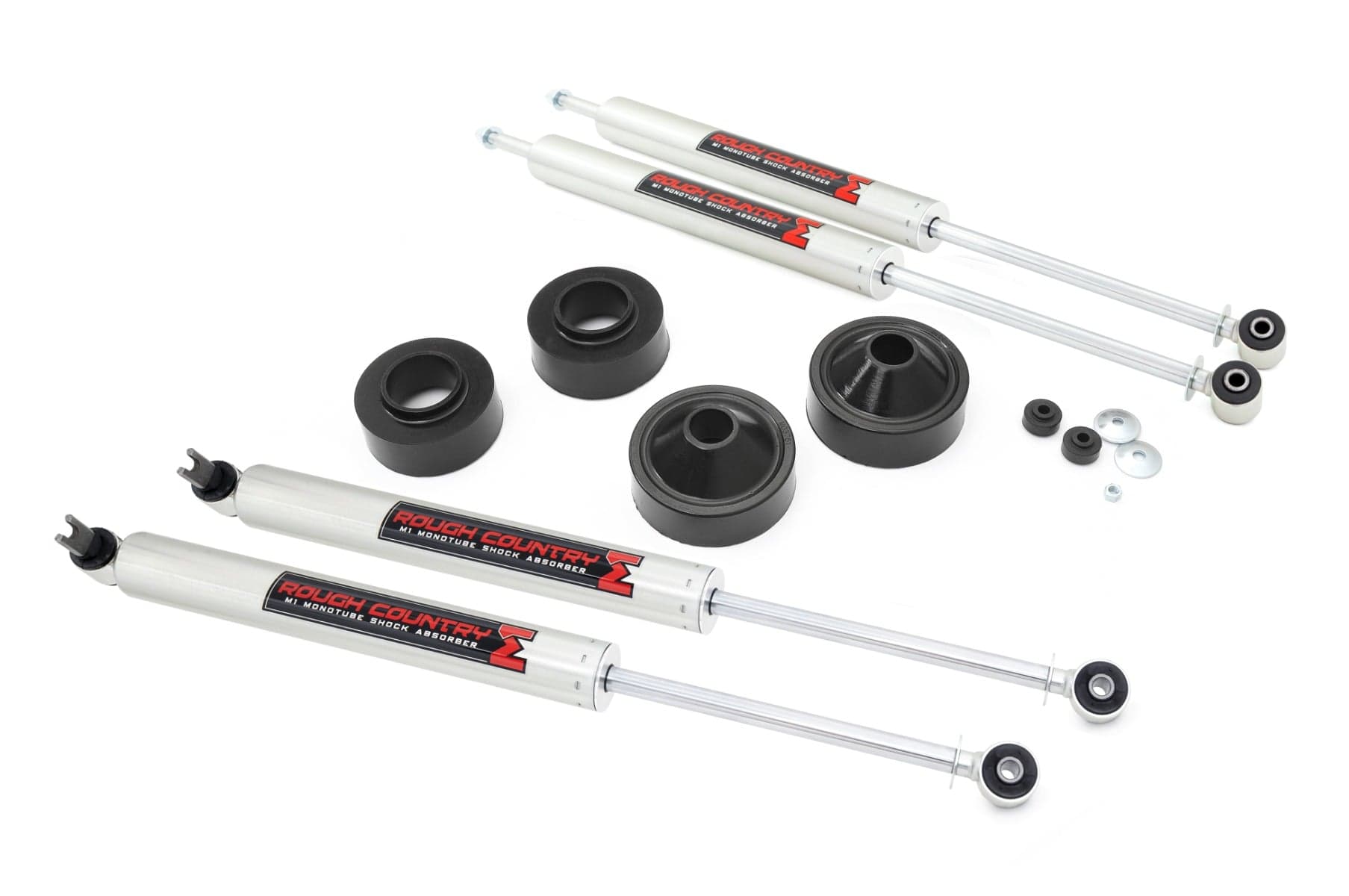 1.75-Inch Lift Kit with M1 Shocks for Jeep Wrangler