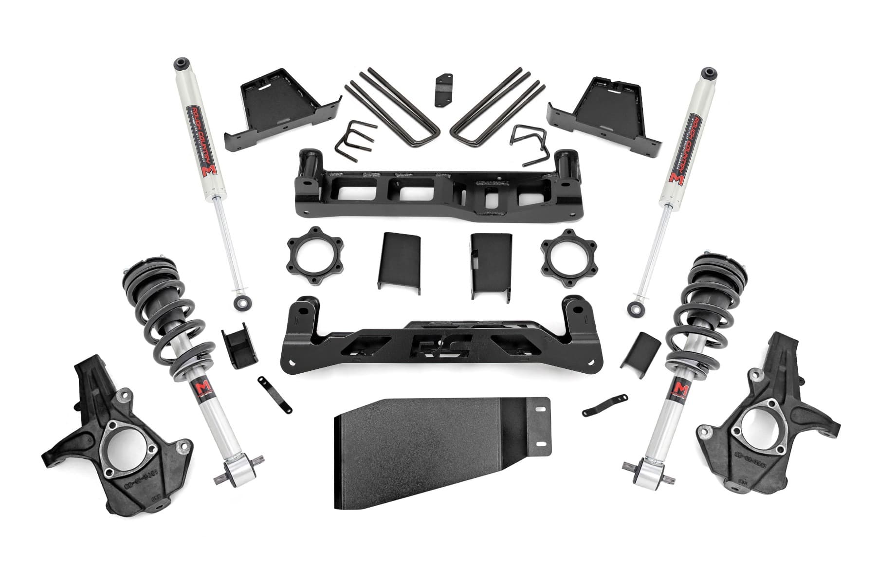 6-Inch Lift Kit with M1 Shocks for 2007–2013 Silverado & Sierra 1500