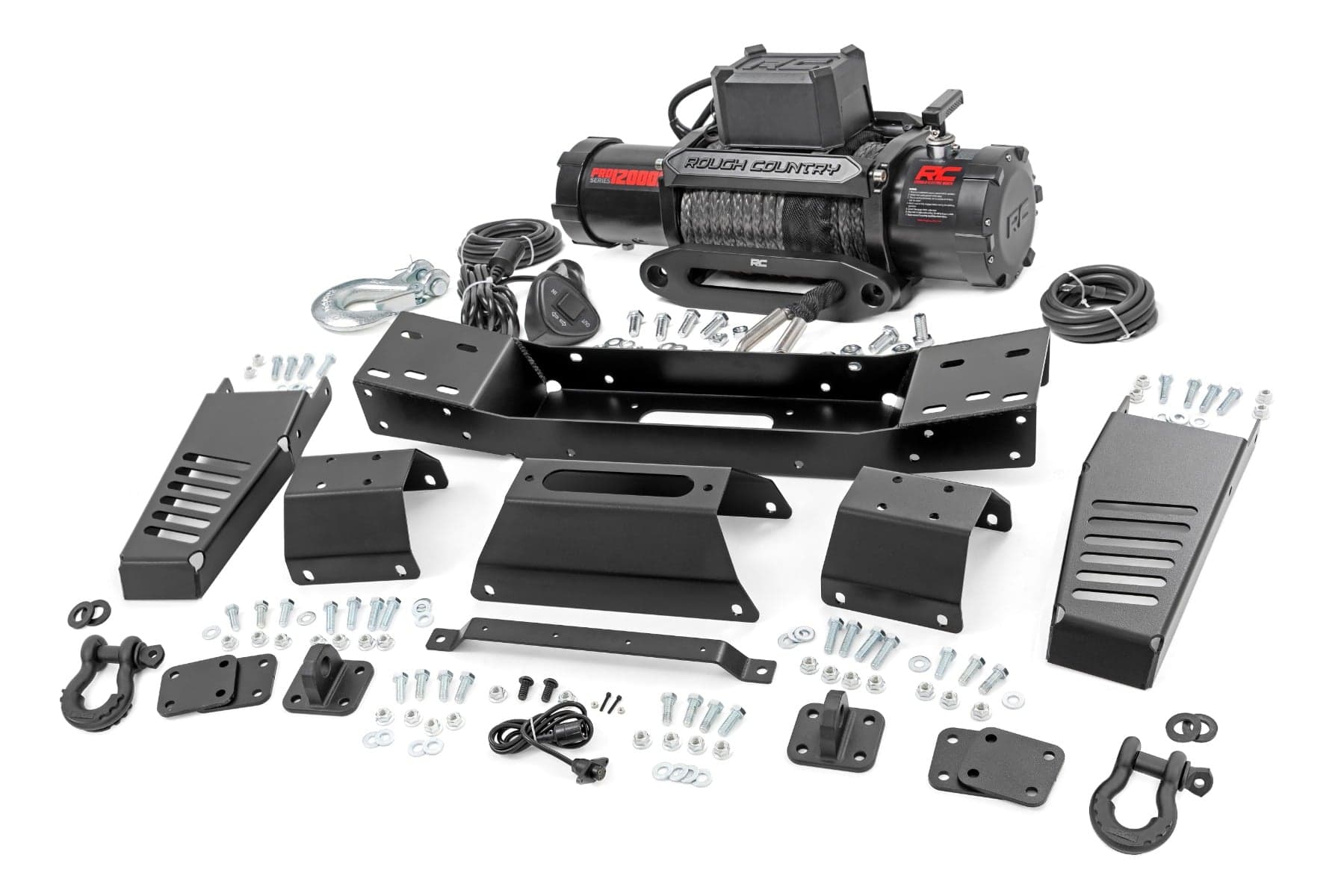 Hidden Winch Mount with 12000-Lb Winch for Toyota Tundra