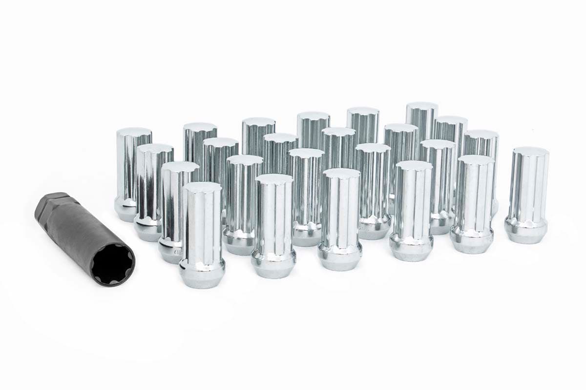 M14x2.0 Bulge Acorn Lug Nut Set with Socket Key